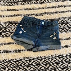 Adriano goldschmied floral embroidered shorts sz.12 months